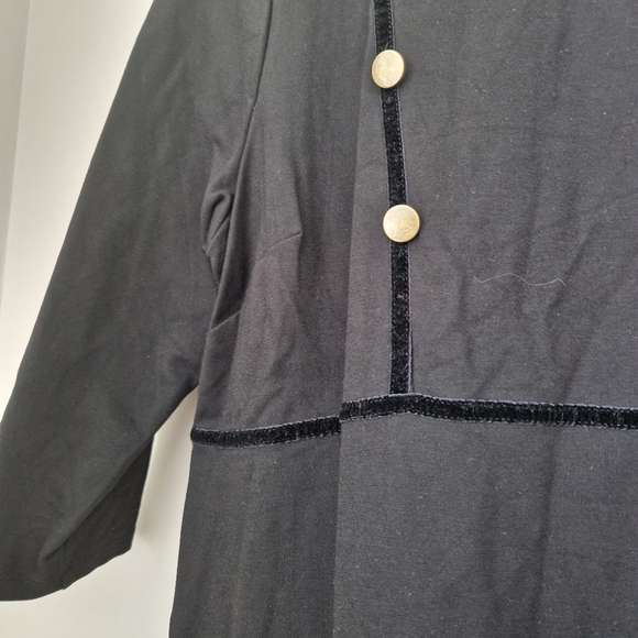 Monsoon Black Dress with Gold Accents - Picture 2 of 3